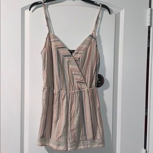 BeBop Striped Romper NWT